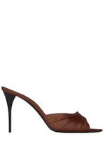 Brown Logo Mules 1