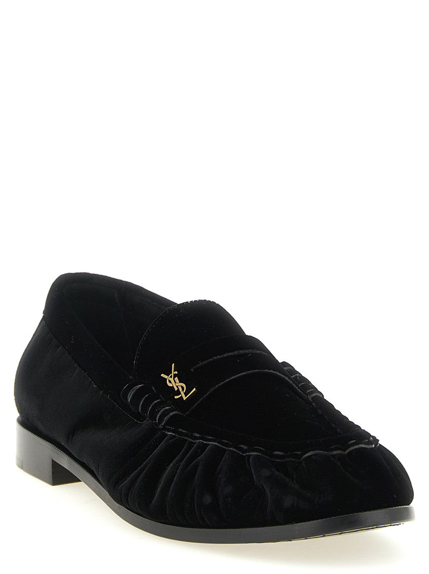 Black Logo Loafers 2