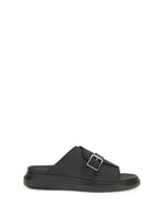 Black Leather Sandals 1