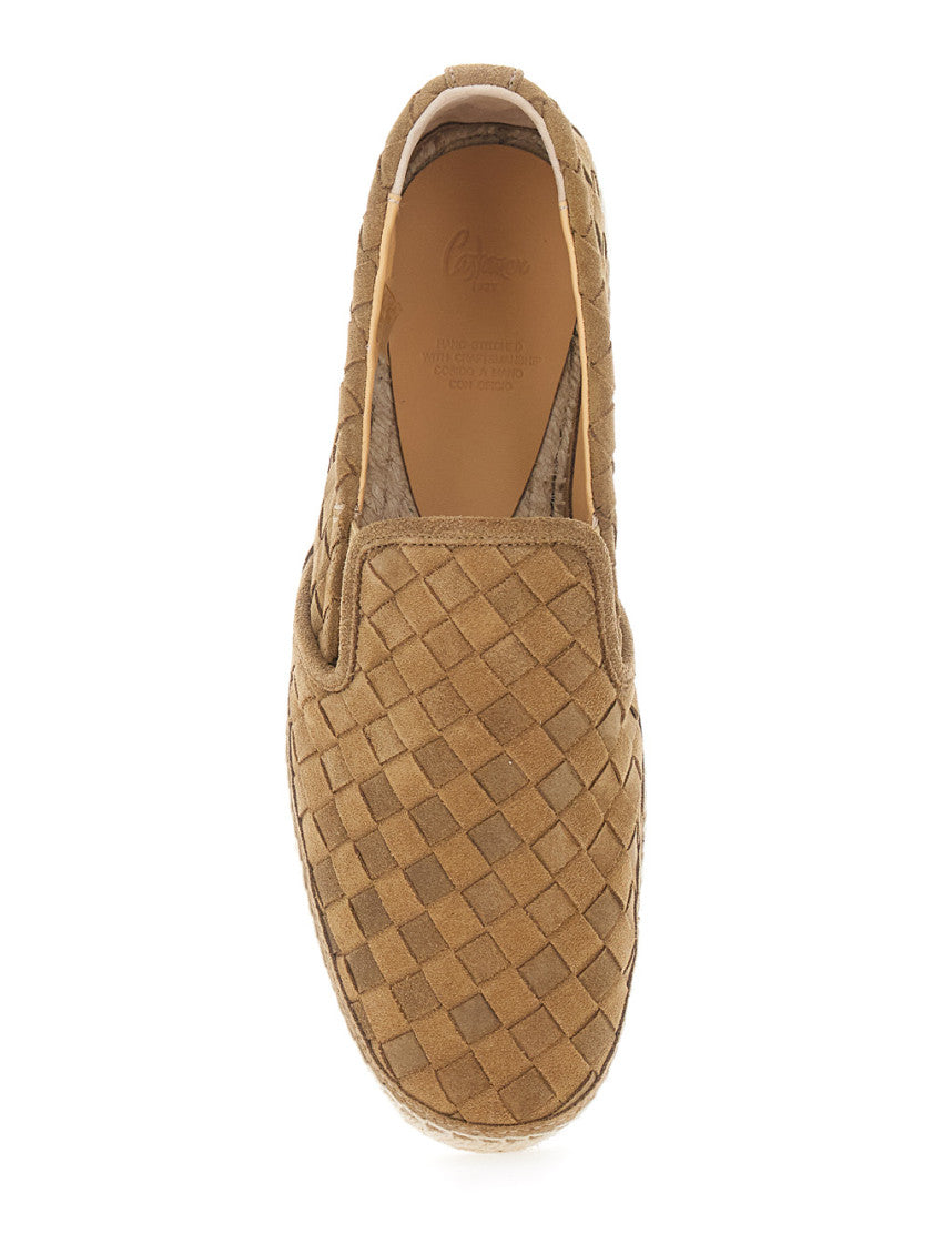 Brown Woven Loafers 4