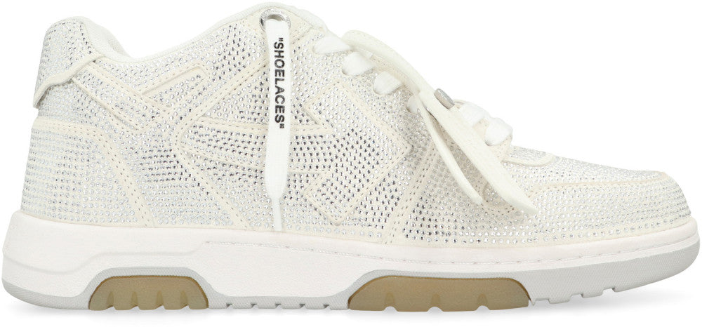 White Embellished Sneakers 2