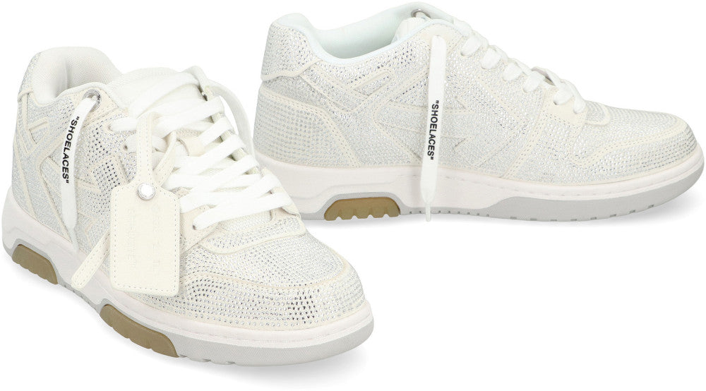 White Embellished Sneakers 3