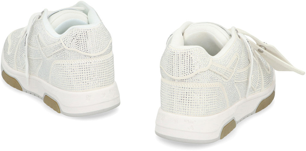 White Embellished Sneakers 4