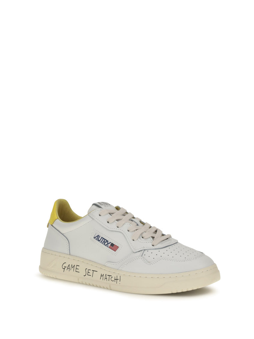 White Medalist Low Sneakers 2