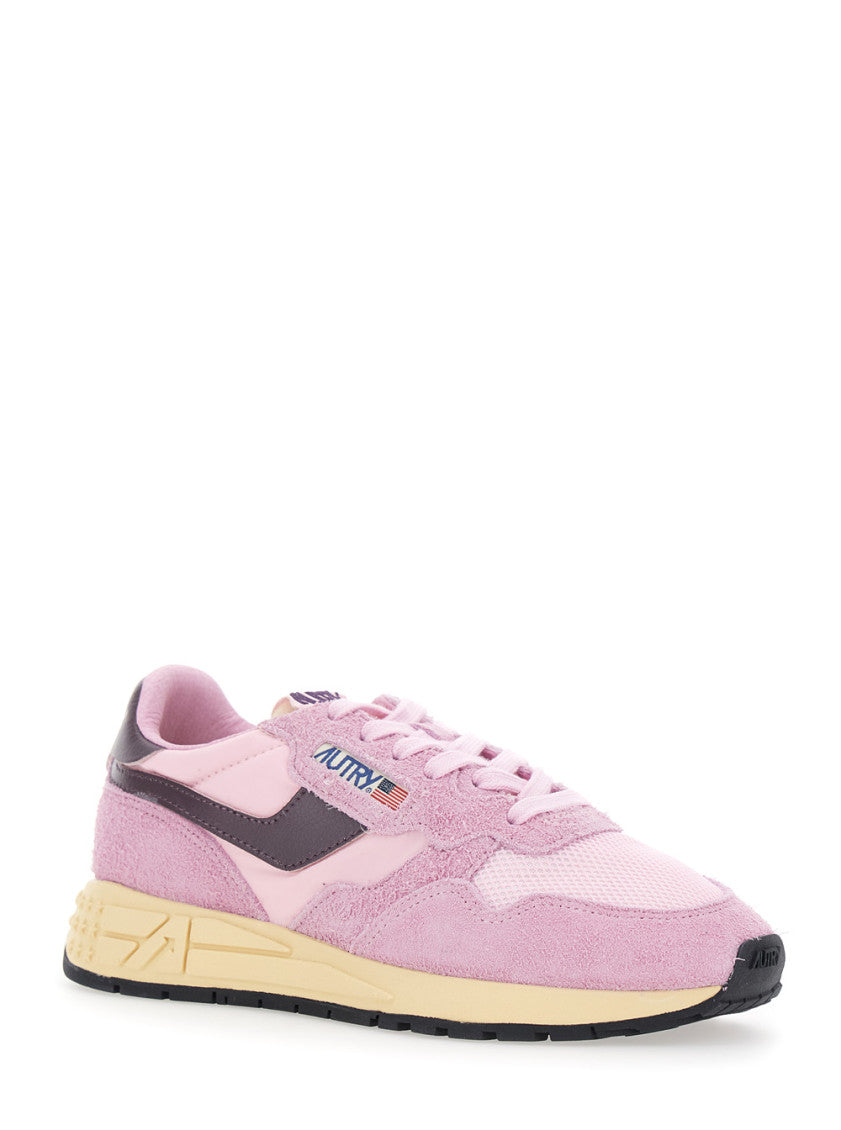 Pink Logo Reelwind Sneakers 2