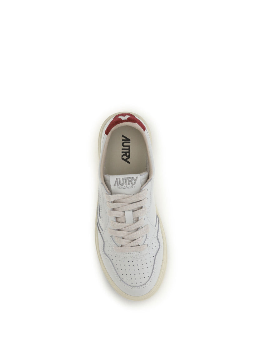 White Medalist Low Sneakers 4