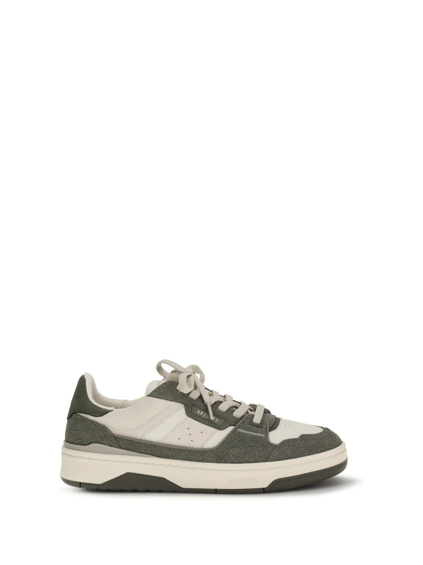 Green Color Block Clay Sneakers 1