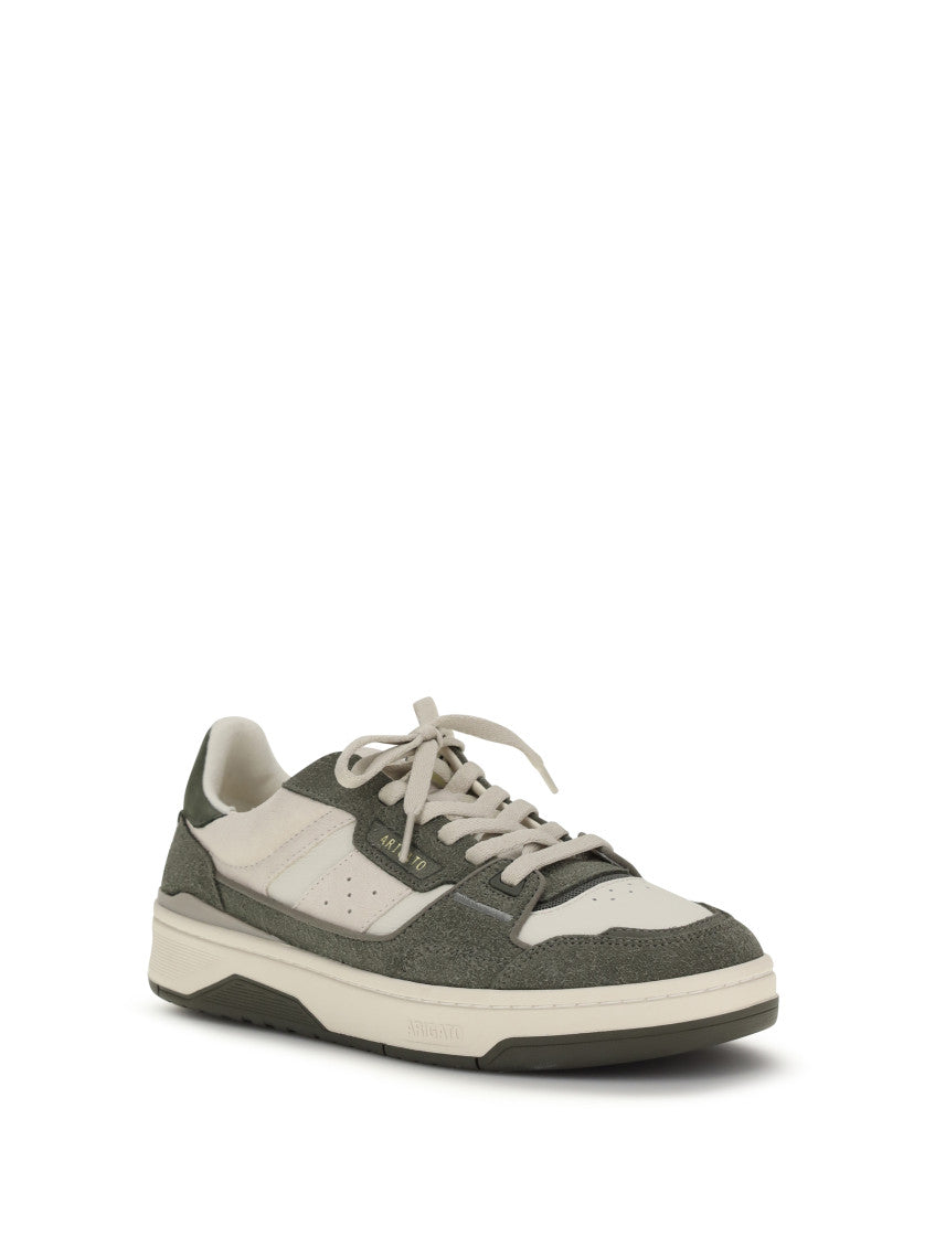 Green Color Block Clay Sneakers 2