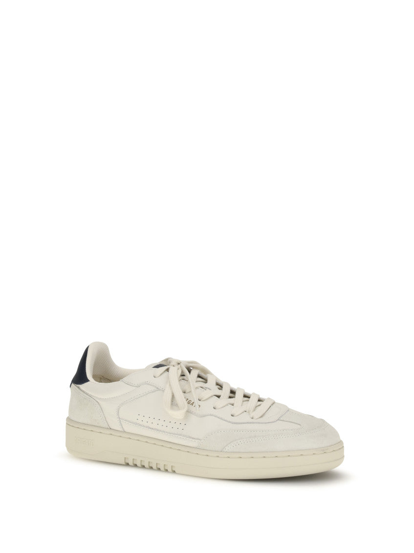 White Color Block Dice Sneakers 2