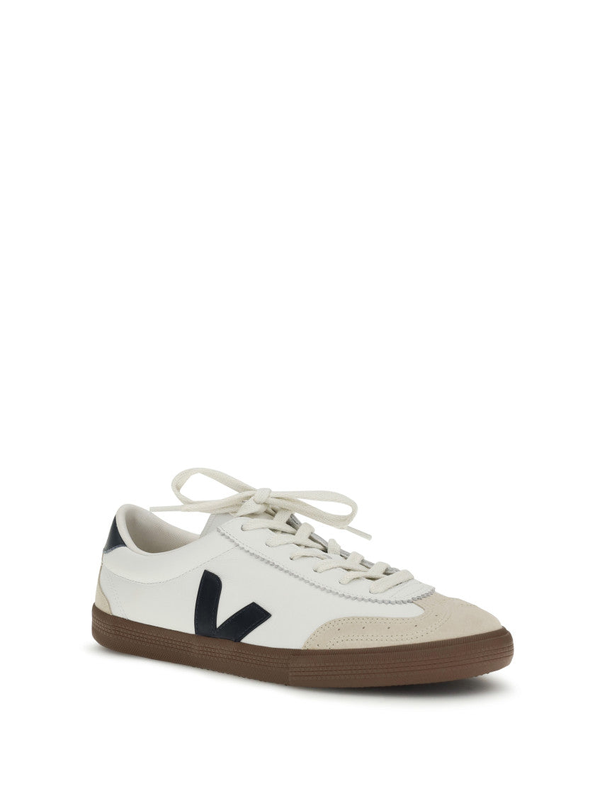 White Logo Volley Sneakers 2