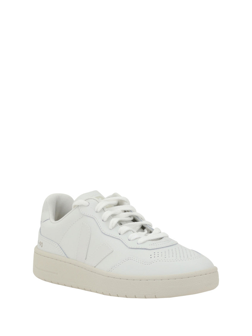 White Logo V-90 Sneakers 2