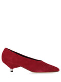 Red Slip On Pumps 1