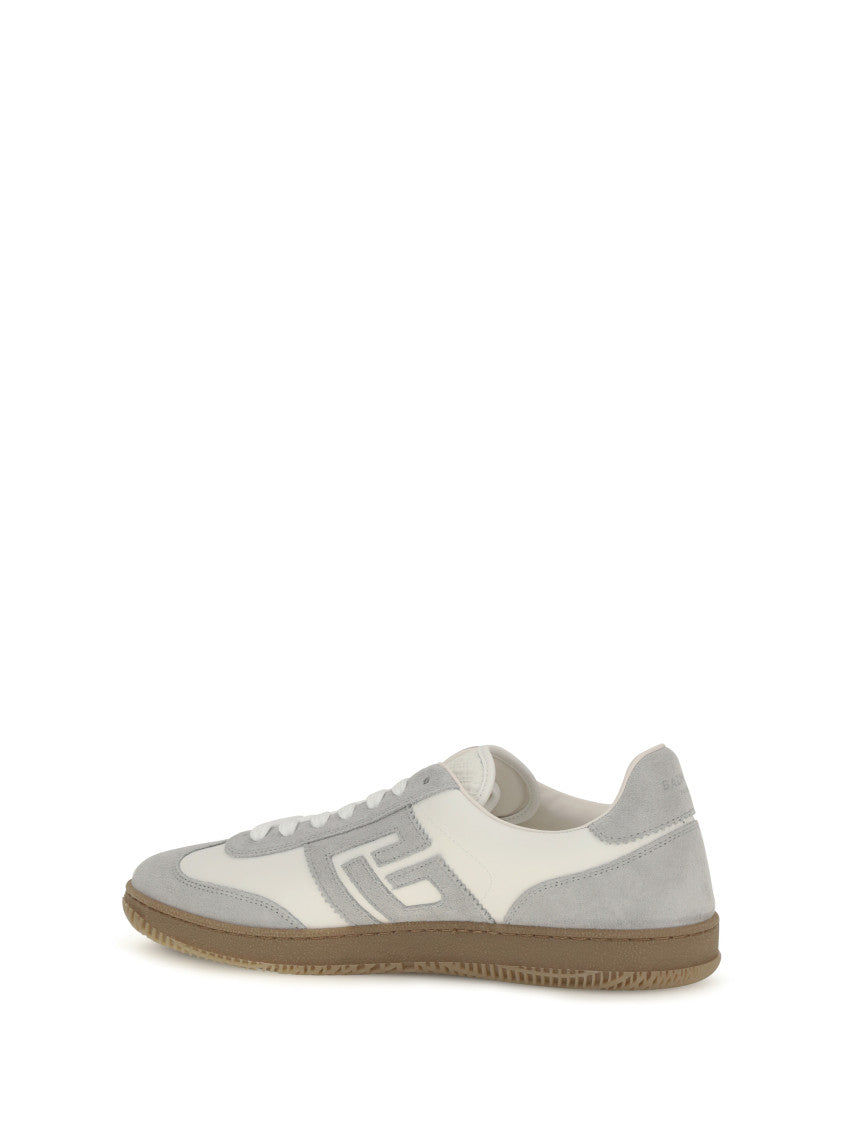 White Logo Swan Sneakers 3