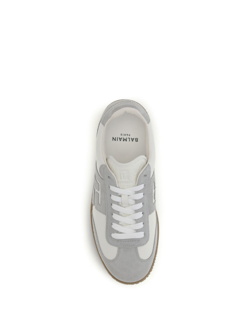 White Logo Swan Sneakers 4