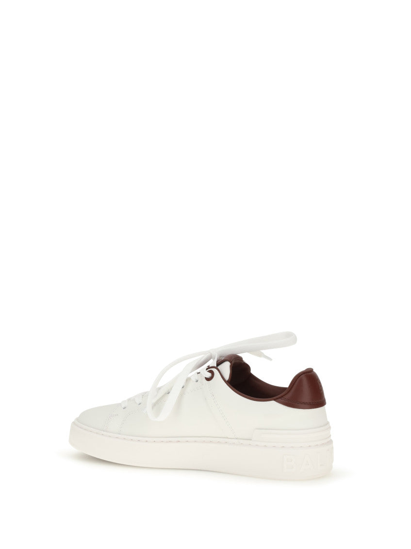 White B-Court Sneakers 3