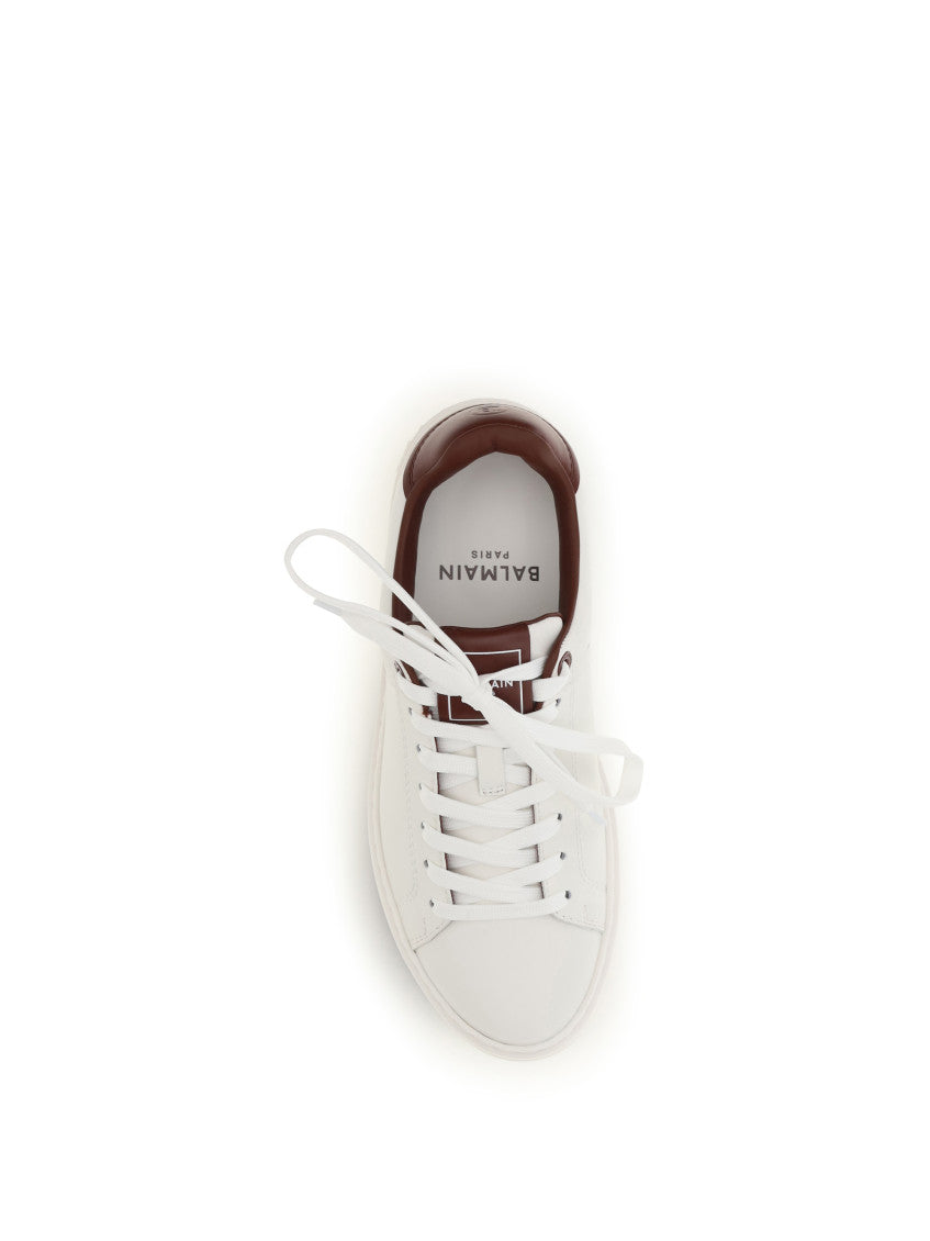 White B-Court Sneakers 4