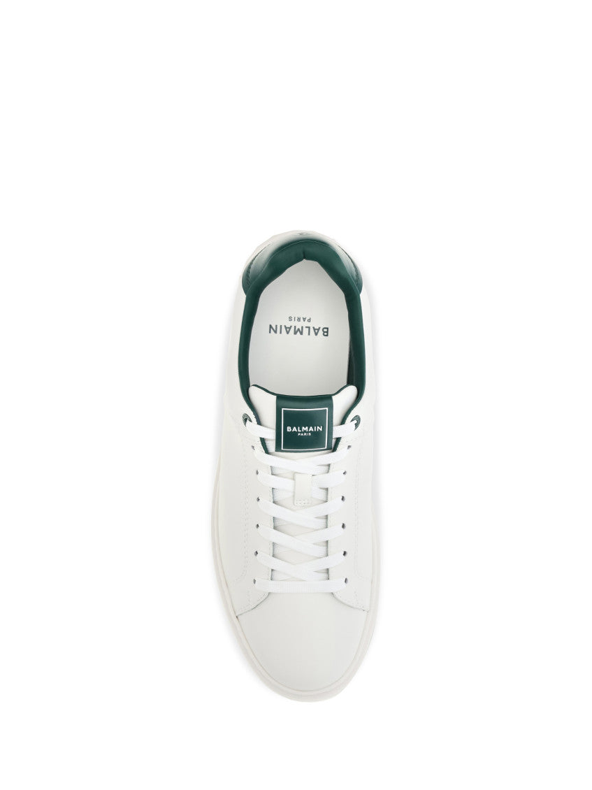 White B-Court Sneakers 4
