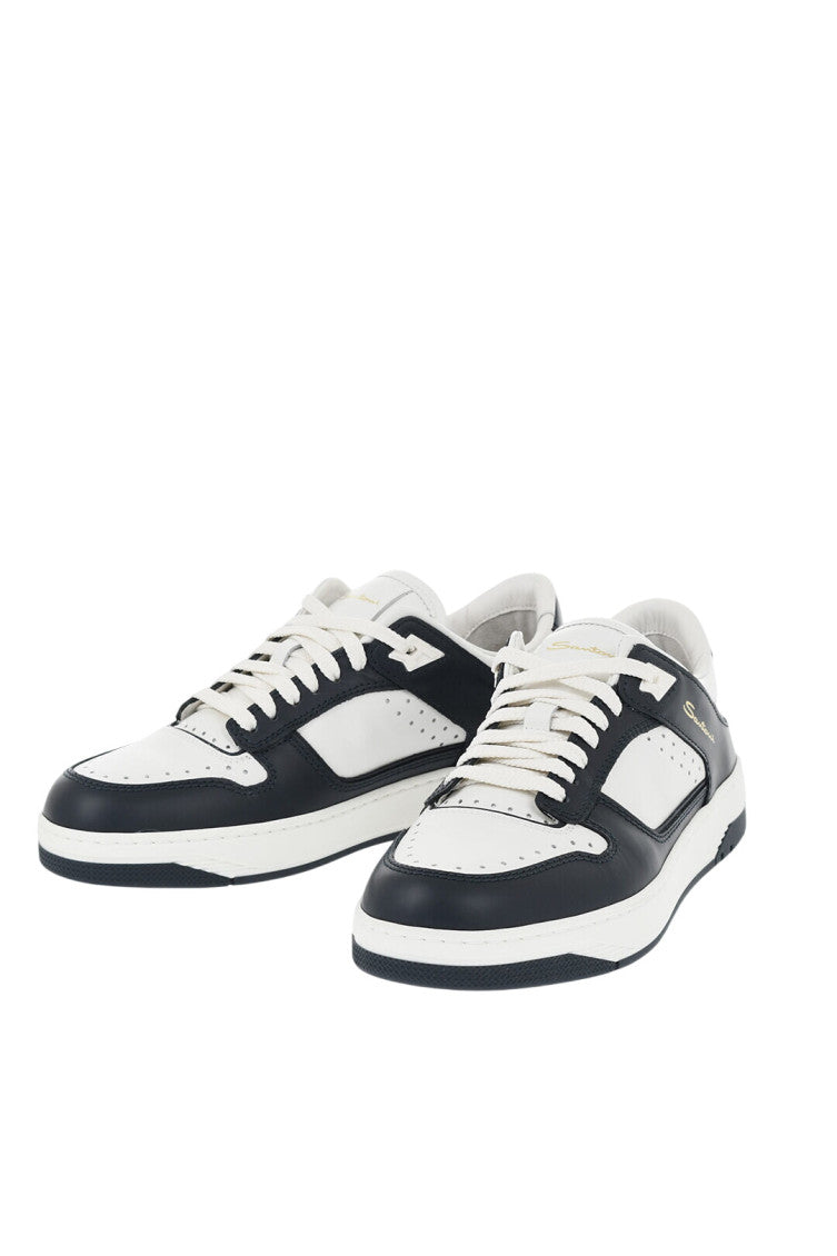 Blue Color Block Sneakers 2