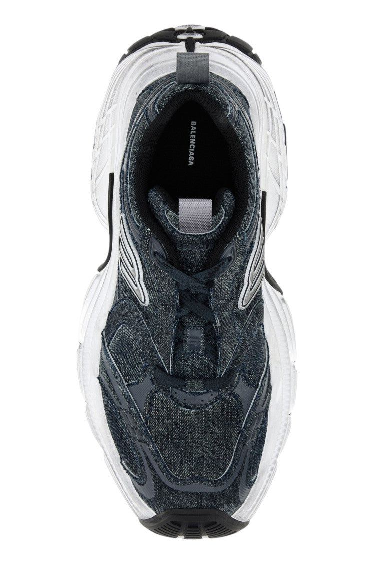 Blue Logo Sneakers 3