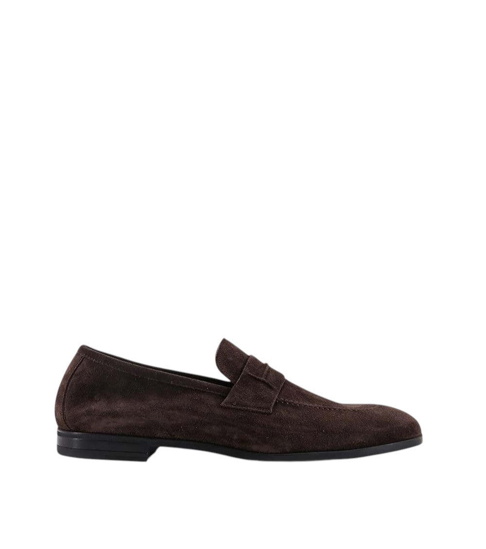 Dark Brown Slip On Loafers 1