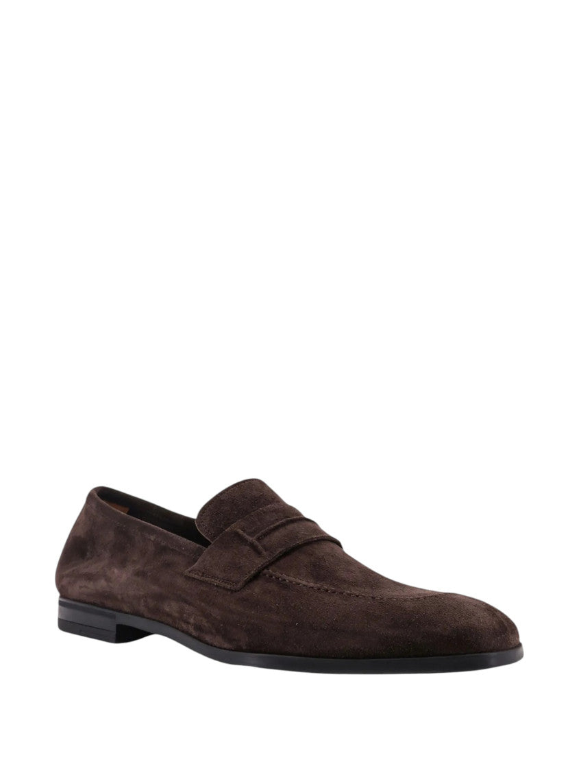 Dark Brown Slip On Loafers 2
