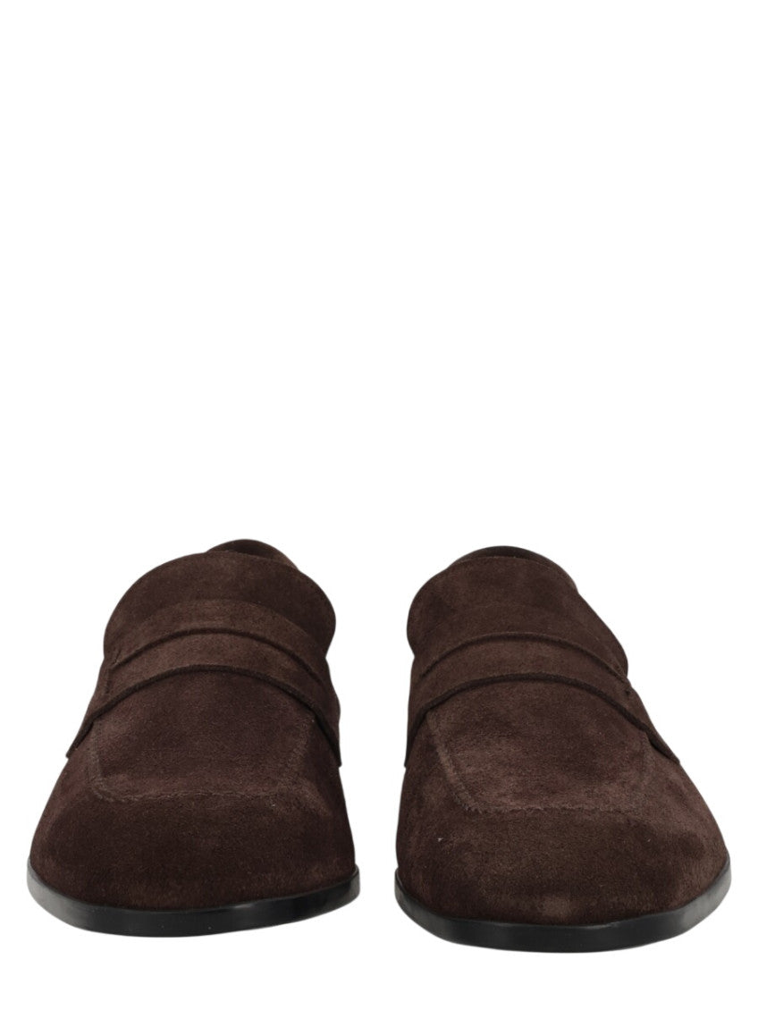 Dark Brown Slip On Loafers 4