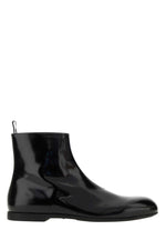 Black Zipper Boots 1