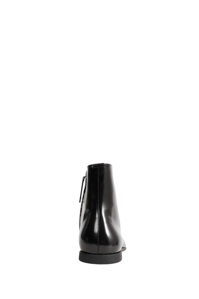 Black Zipper Boots 4