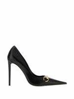 Black Horsebit Pumps 1