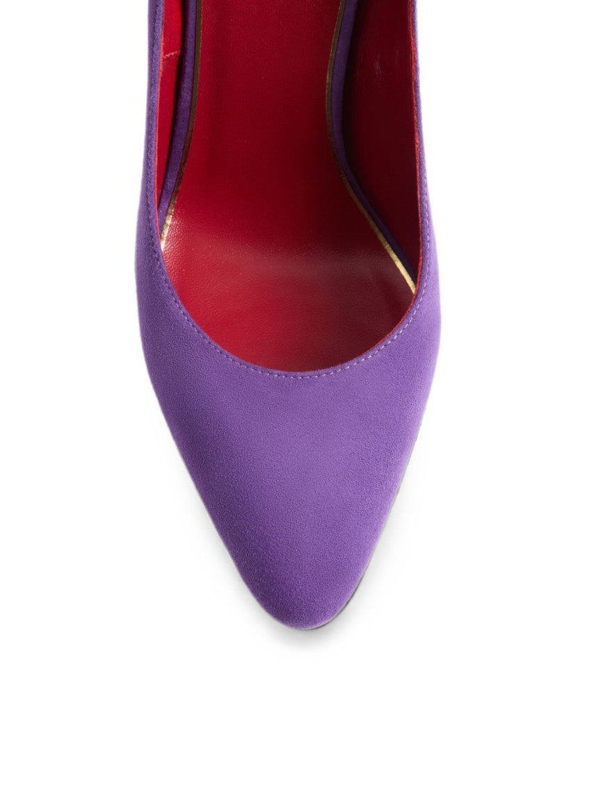 Purple Ankle Strap Pumps 4