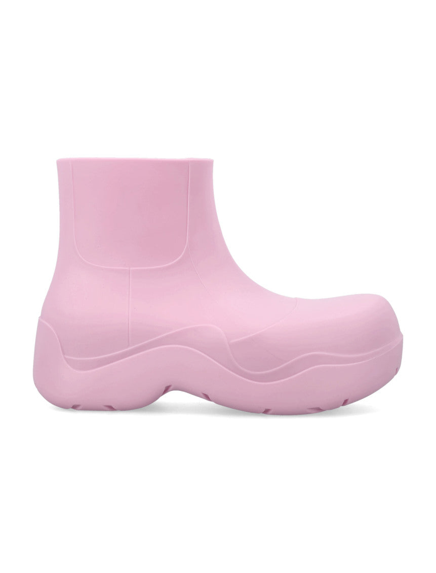 Pink Puddle Boots 1