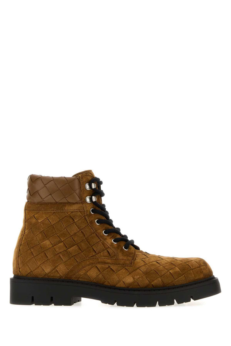 Light Brown Woven Haddock Boots 1