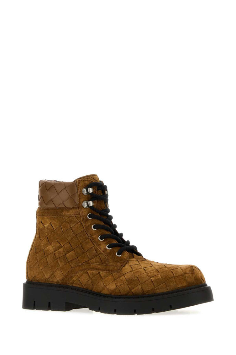 Light Brown Woven Haddock Boots 2