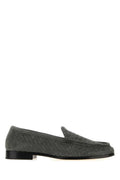 Grey Woven Loafers 1