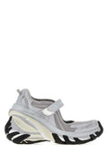 Grey Logo Track Sneakers 1