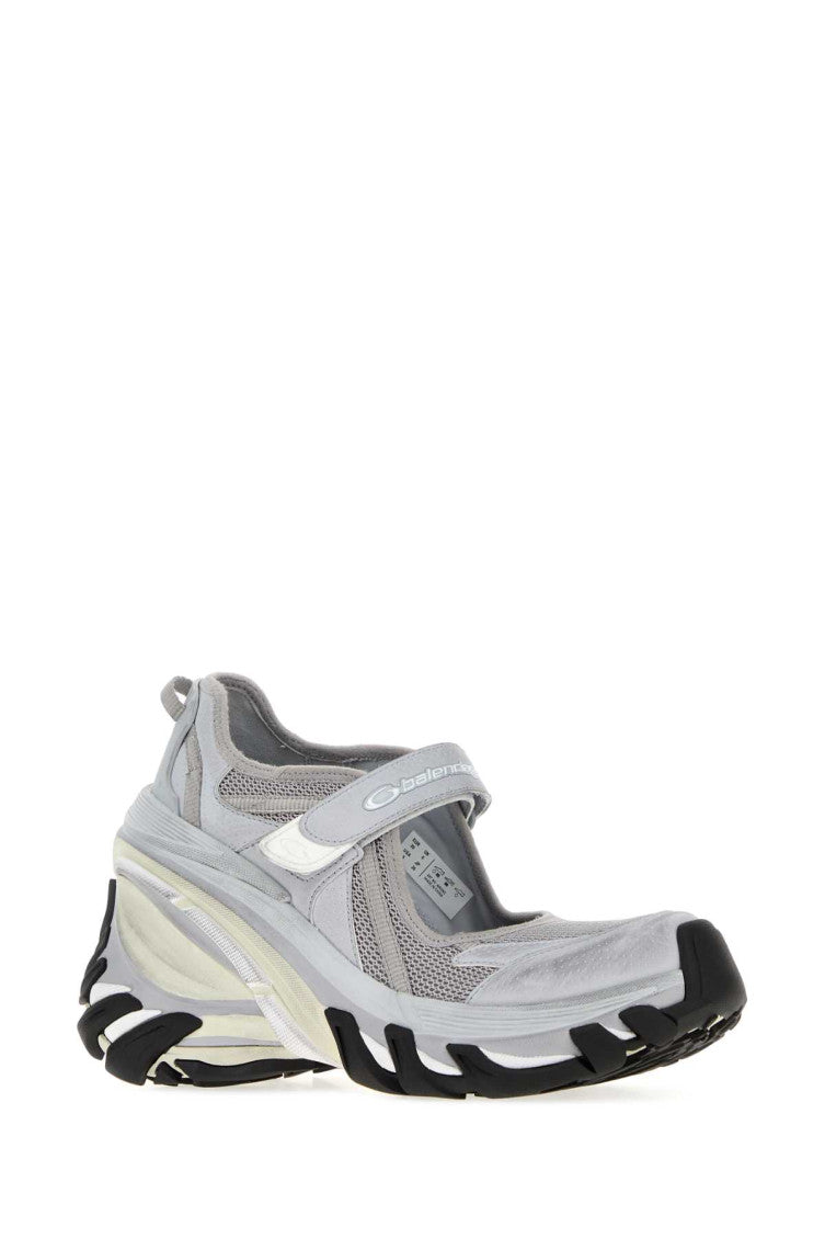 Grey Logo Track Sneakers 2