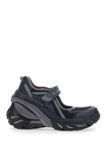 Black Logo Track Sneakers 1