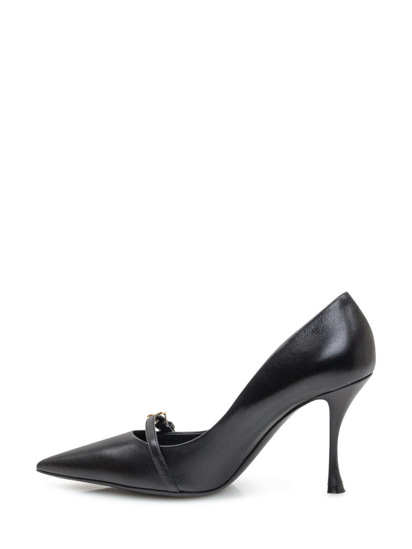 Black Logo Pumps 4