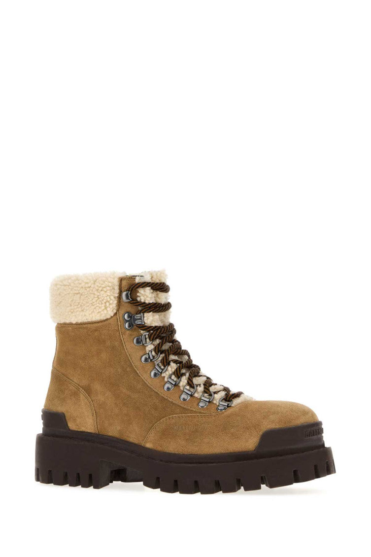 Brown Lace-Up Boots 2