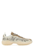 White Embellished Bubble Sneakers 1