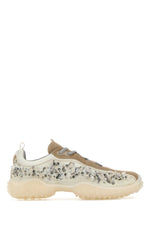White Embellished Bubble Sneakers 1