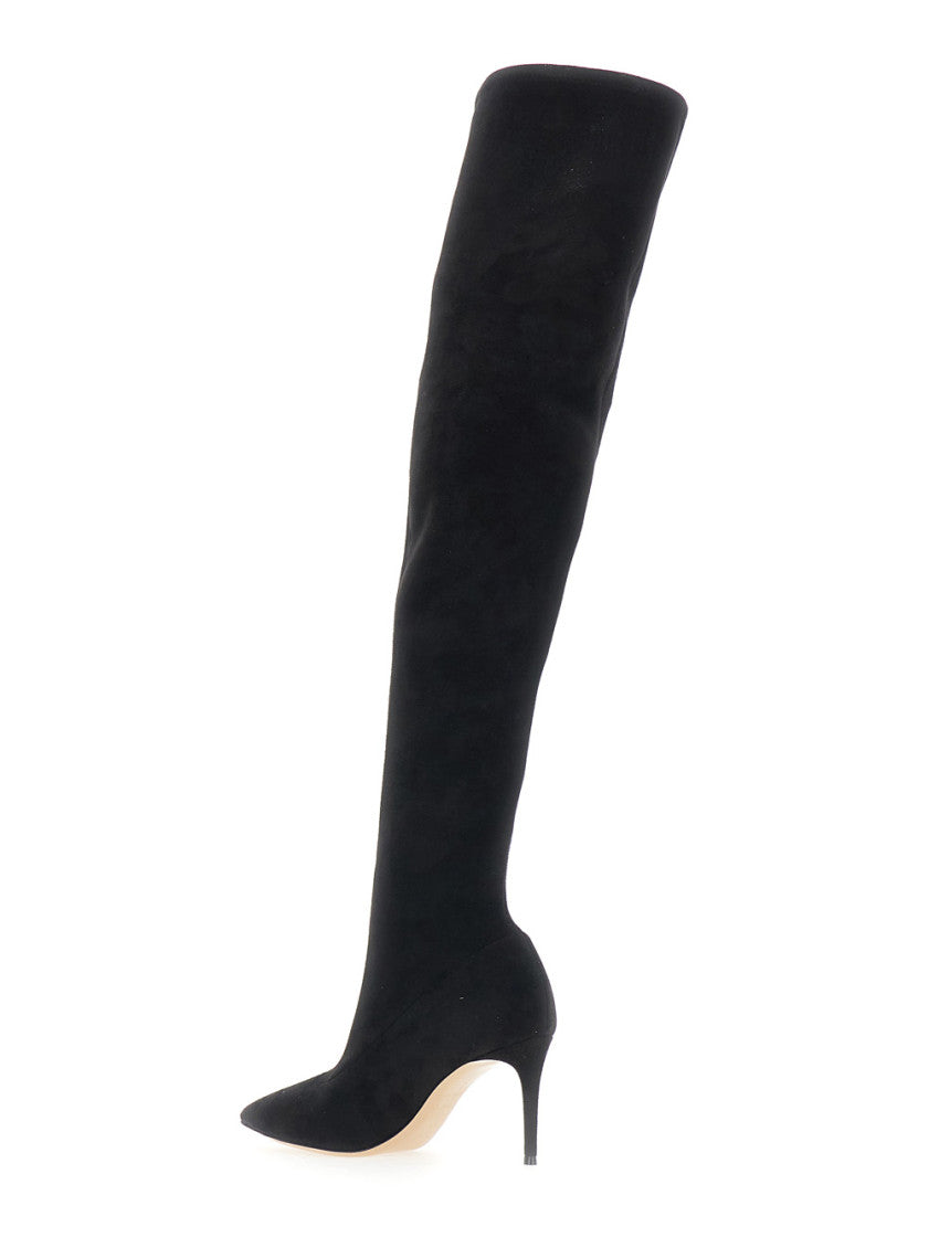 Black Suede Julia Boots 3