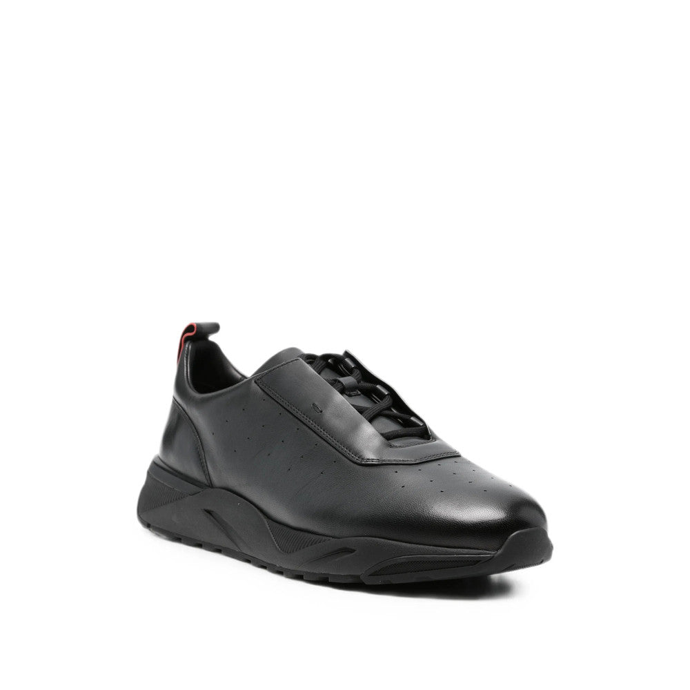 Black Perforated Sneakers 3