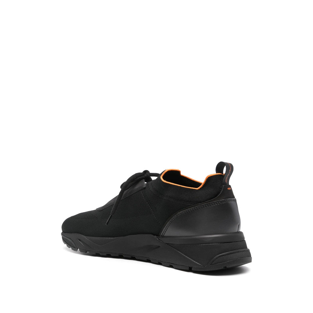 Black Lace Up Sneakers 3