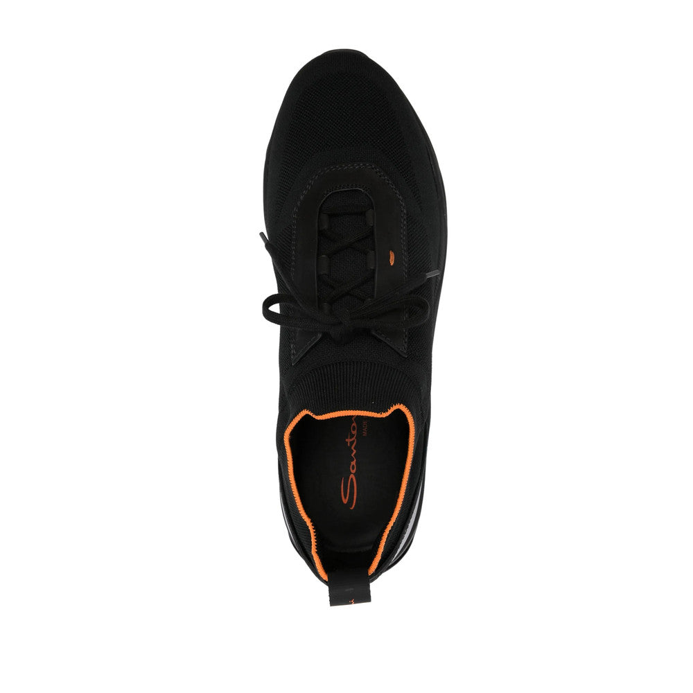 Black Lace Up Sneakers 4