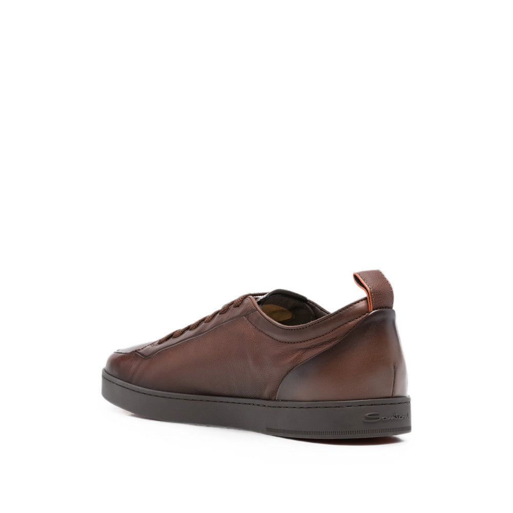 Brown Logo Classic Sneakers 3