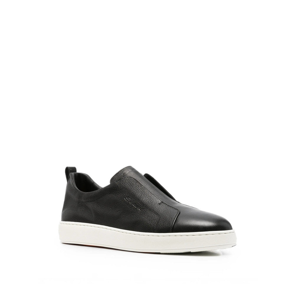 Black Slip On Sneakers 2