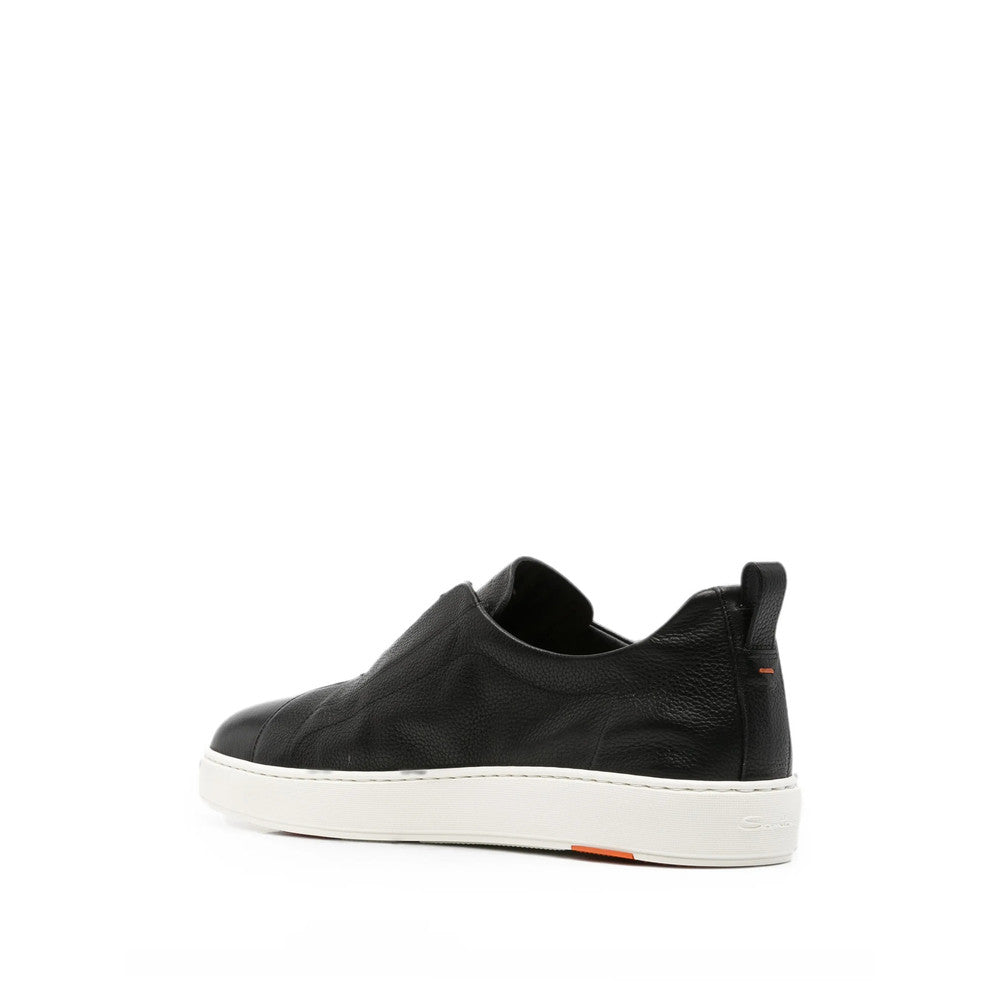 Black Slip On Sneakers 4