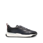 Navy Blue Slip On Sneakers 1