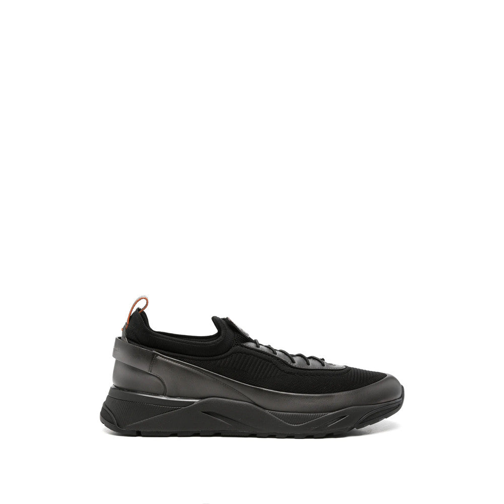 Black Lace Up Sneakers 1